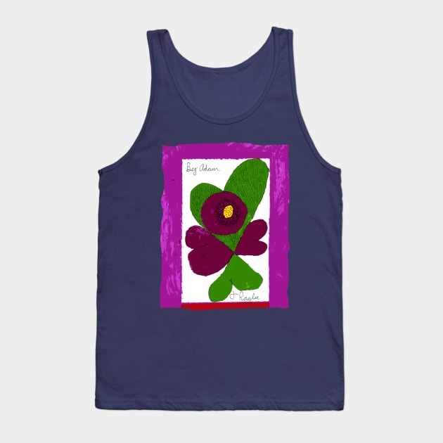 Clover flower Tank Top by NightserFineArts